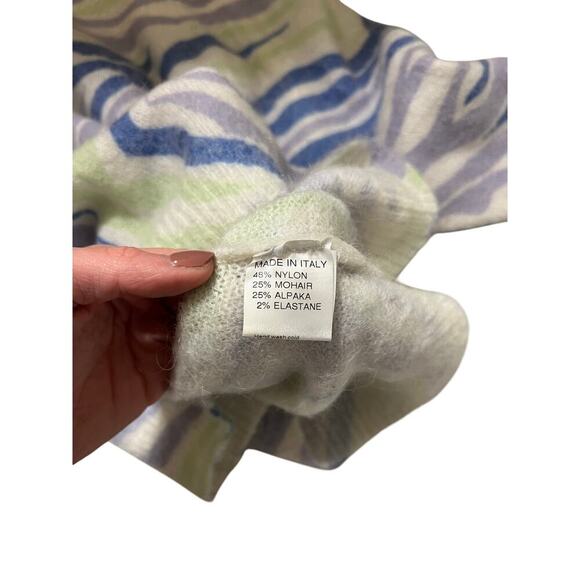 Bartolini by bendetto Alpaca/Mohair Blend Sweater in Multi, size S, NWT! - Picture 4 of 8